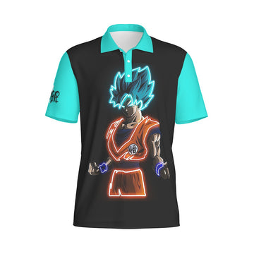 Dragon Ball Men's Polo Collar Jersey