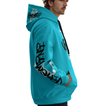 Teal Unisex Plus Fleece Pullover Hoodie