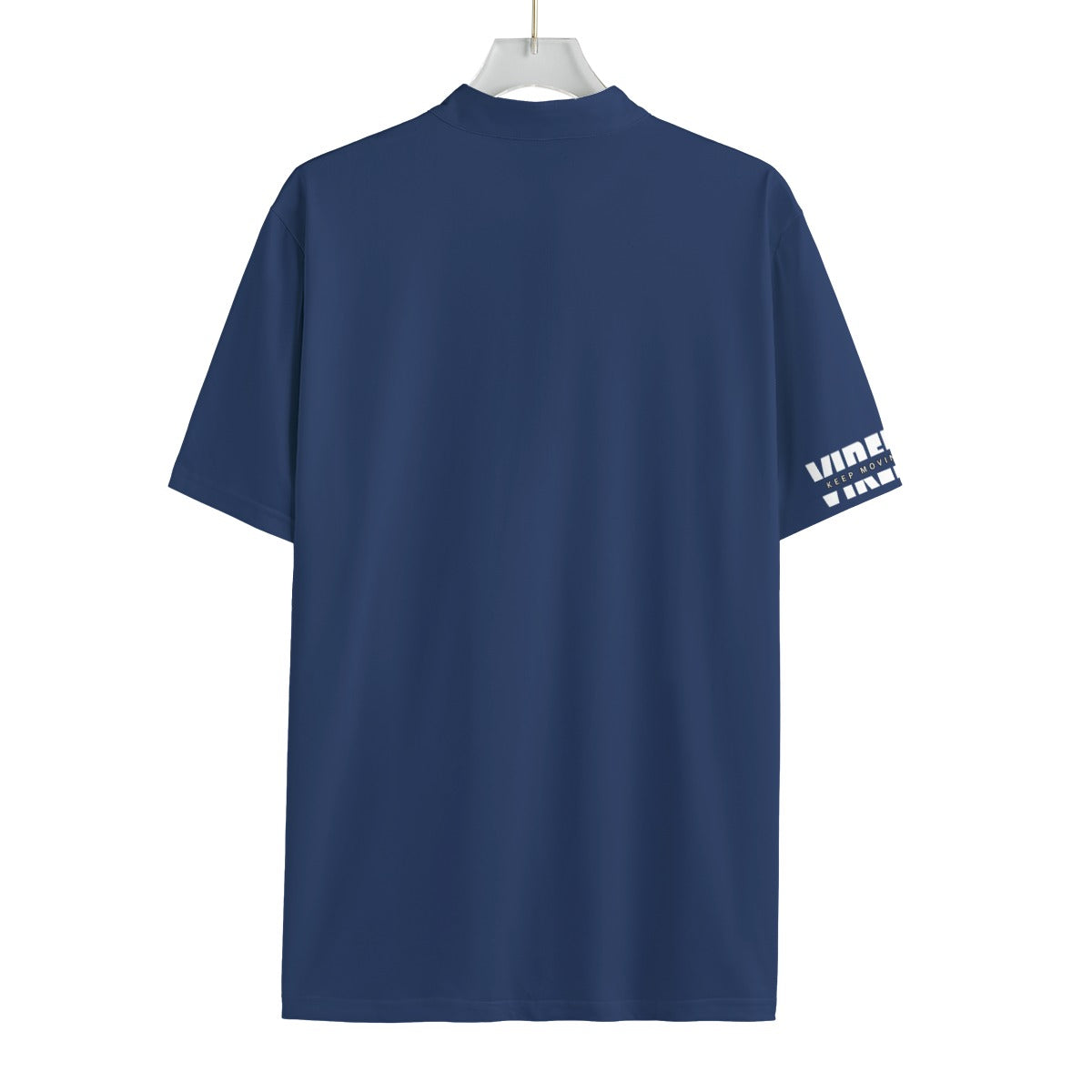Men's Navy Billiard Cloth With Black Zipper