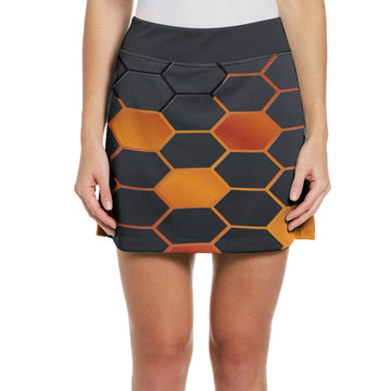 All-Over Print Women's Middle-Waisted Skorts