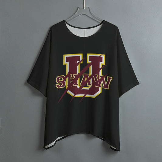 Black Women's Bat Sleeve Shirt